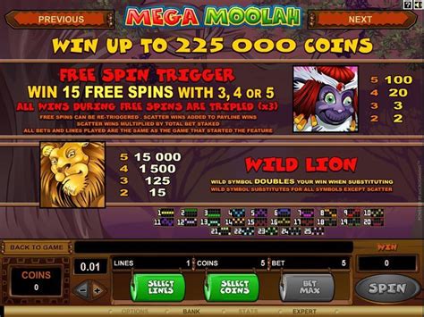 mega moolah free play